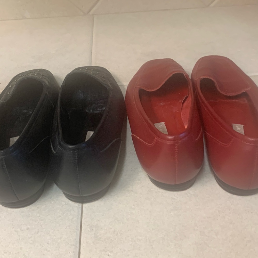 Elegant Red and Black Women's Shoes